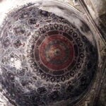 Interior of dome of one of the tombs of the Bahmani kings at Bidar, India