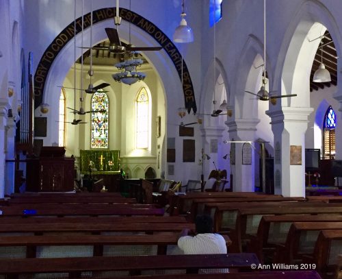 Interior of St George's Church, Hyderabad